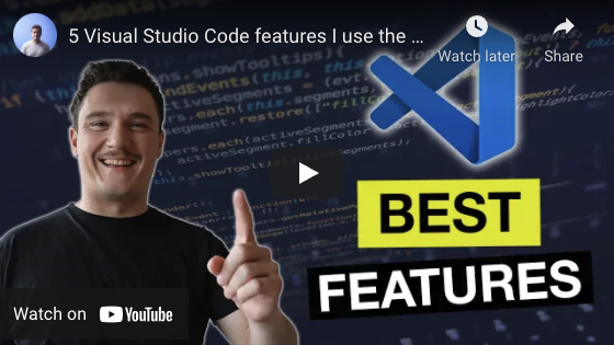 5 visual studio code features I use the most
