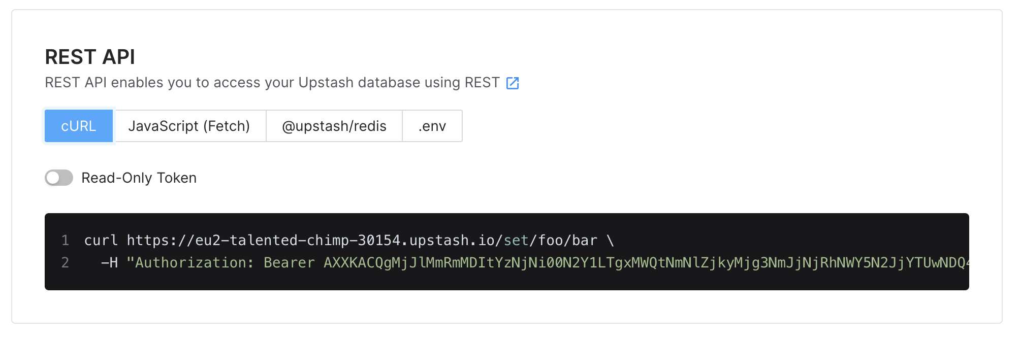 Redis REST api